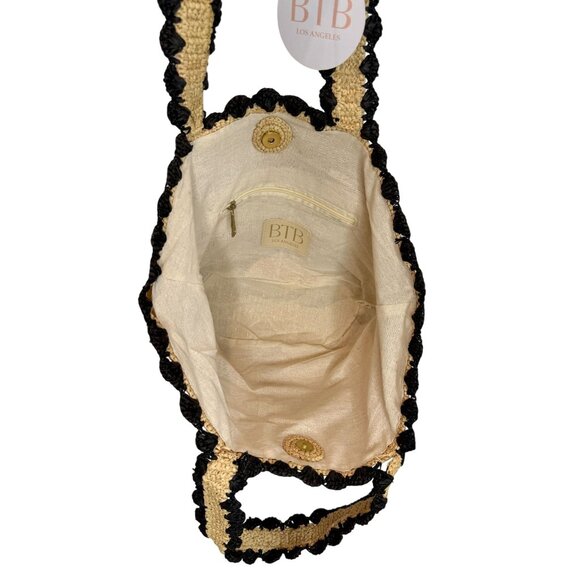 BTB Los Angeles Black Trim Odesa Tote NWT - Picture 2 of 9